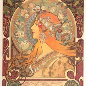 Tablou -Zodiac -Alphonse Mucha - iSTAR